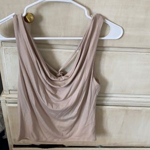 New with tags tan tank top blouse